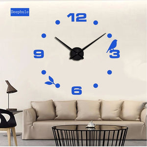 2019 Self Adhesive Wall Clocks Large Wall Clock
