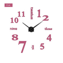 Load image into Gallery viewer, Living Home Decorate DIY Acrylic  Wall Clock